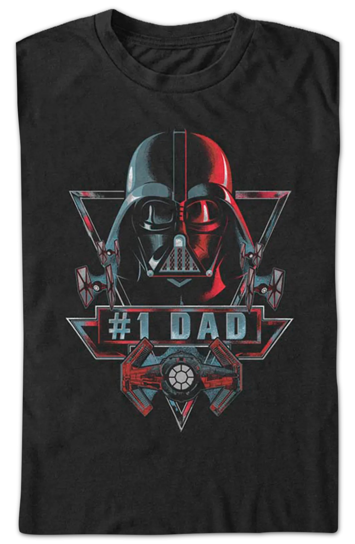 #1 Dad Darth Vader Star Wars T-Shirt