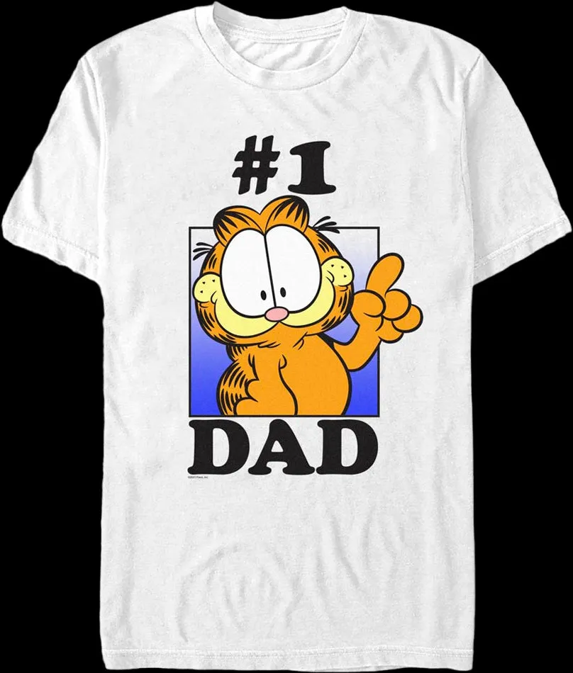 #1 Dad Garfield T-Shirt