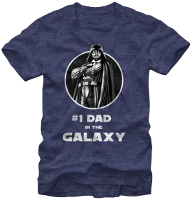 #1 Dad in the Galaxy Star Wars T-Shirt