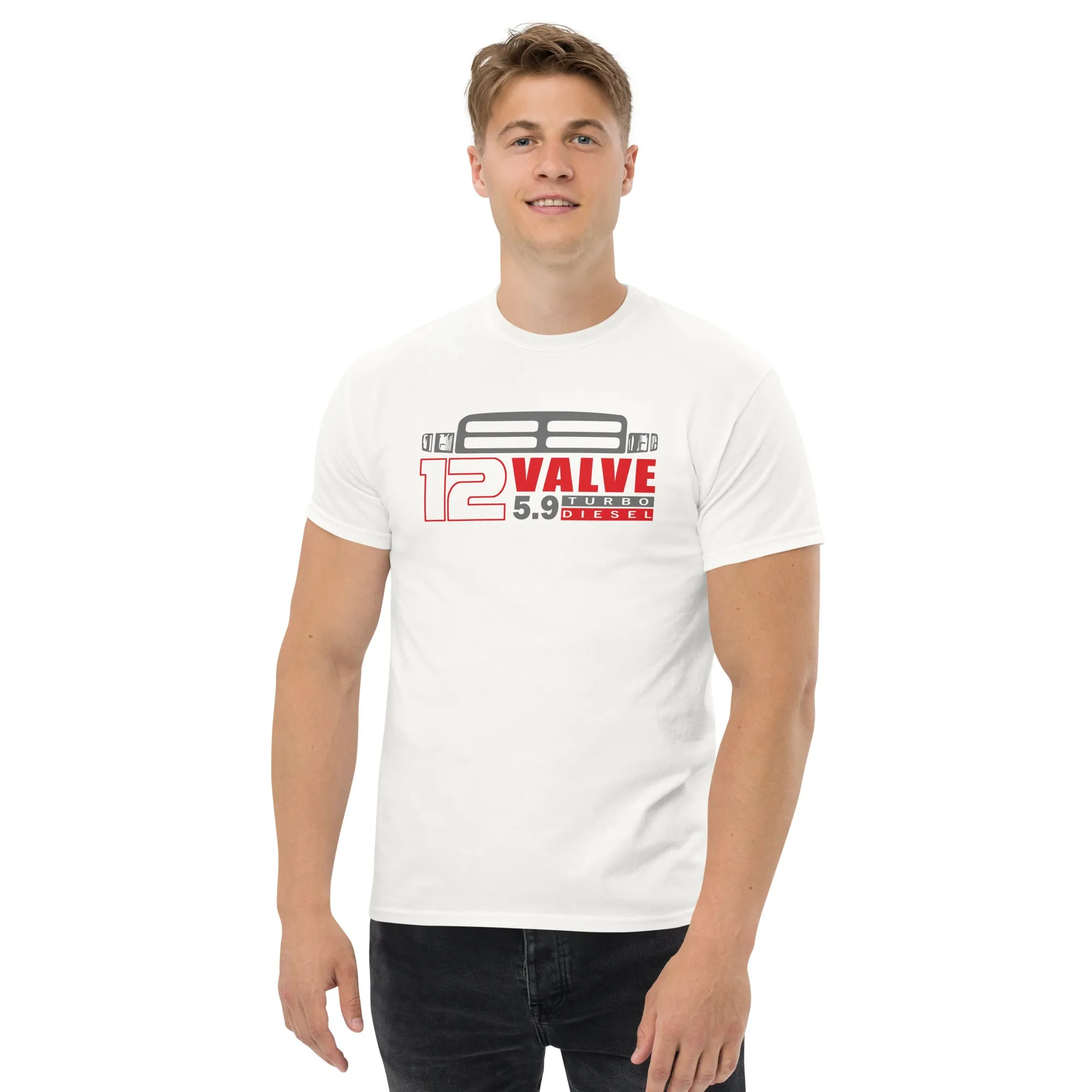 12v 5.9 Diesel Engine T-Shirt 2nd Gen Truck Grille Shirt