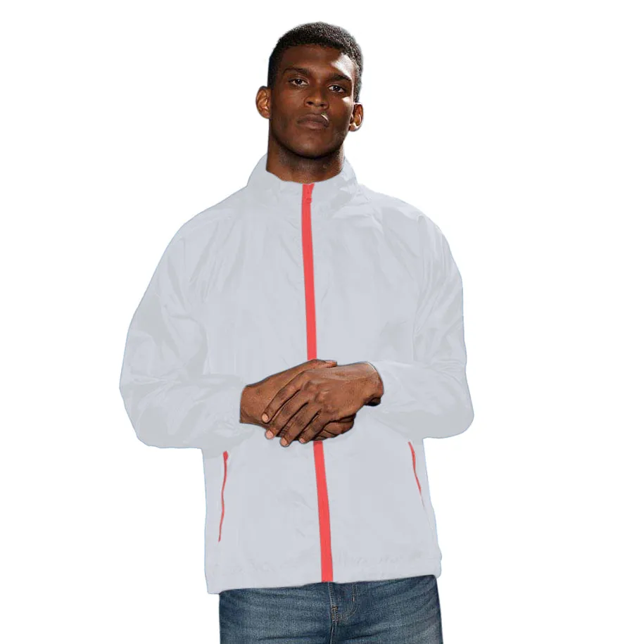 2786 Mens Contrast Lightweight Windcheater Shower Proof Jacket