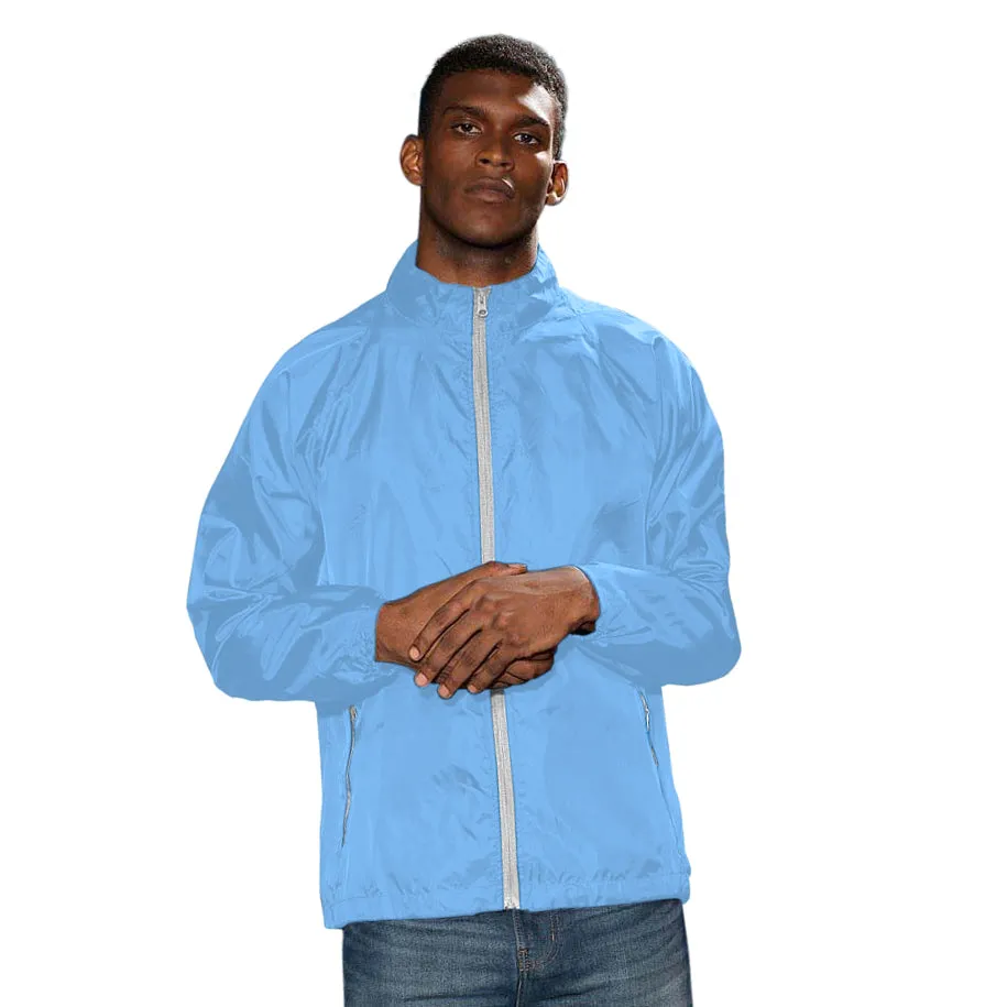 2786 Mens Contrast Lightweight Windcheater Shower Proof Jacket