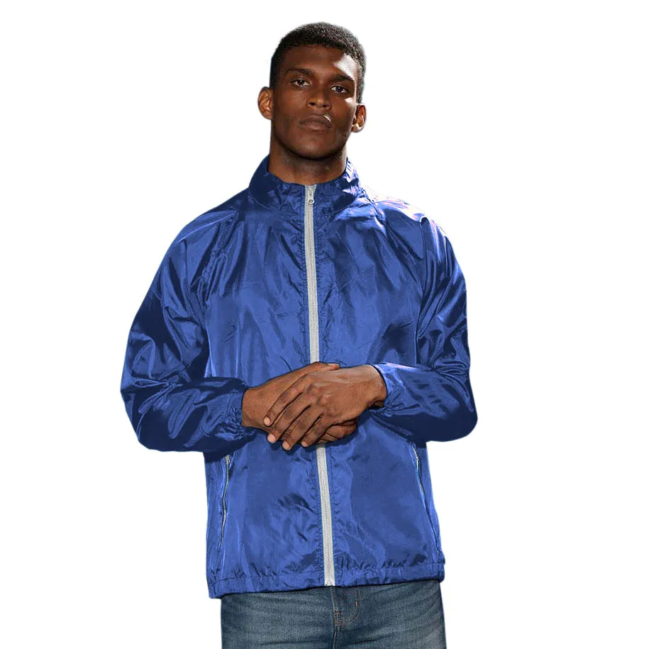 2786 Mens Contrast Lightweight Windcheater Shower Proof Jacket