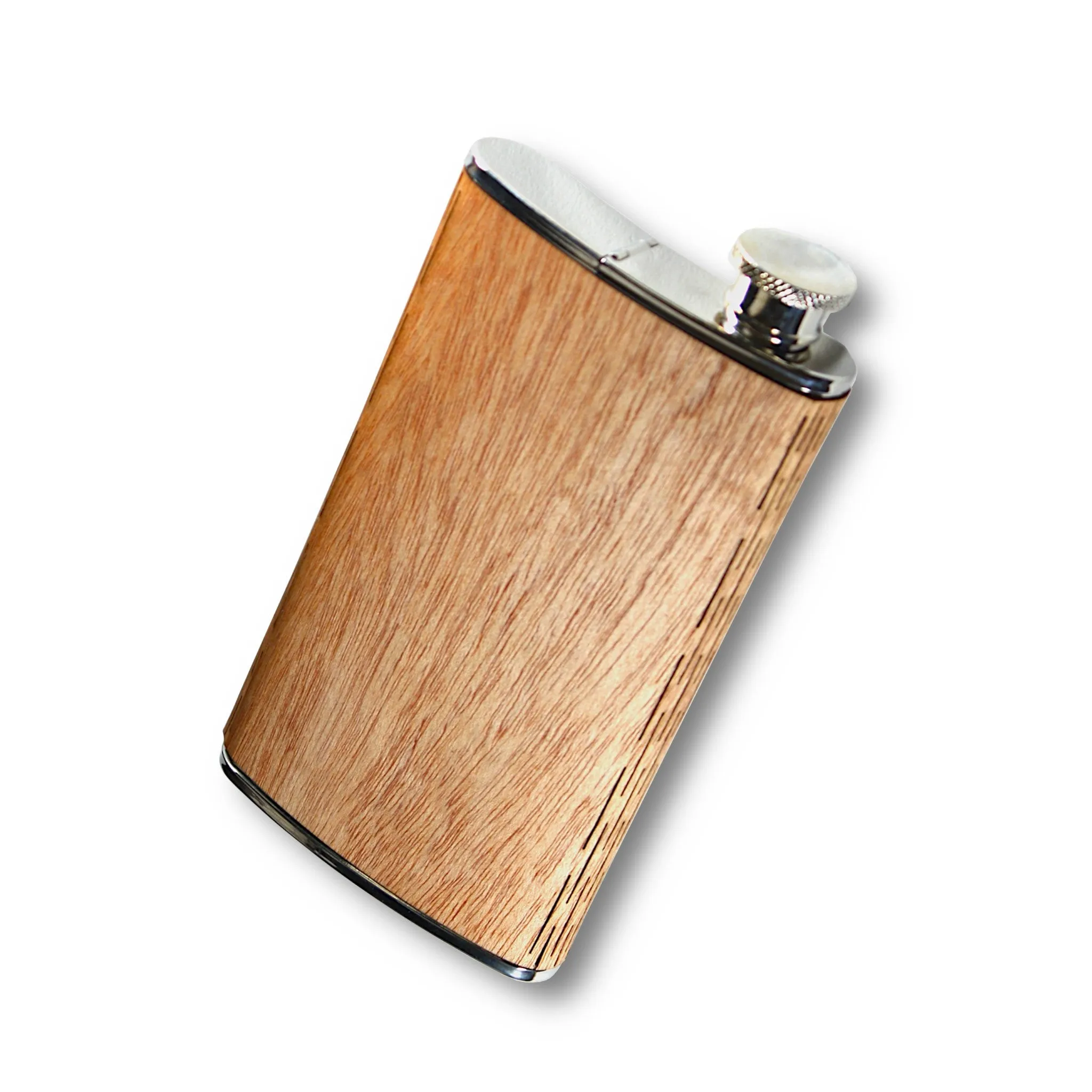 4 oz. Wooden Cigar Flask