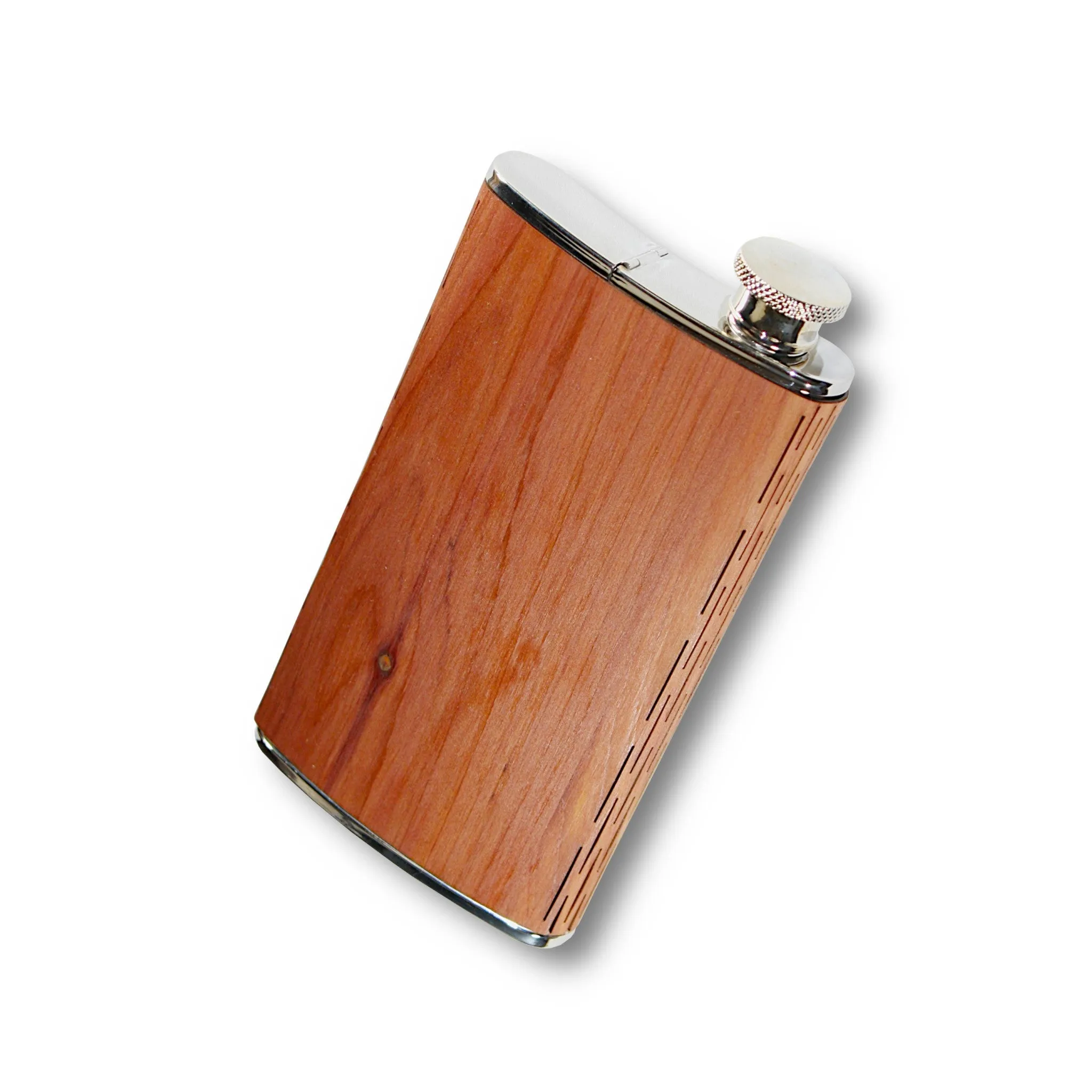 4 oz. Wooden Cigar Flask