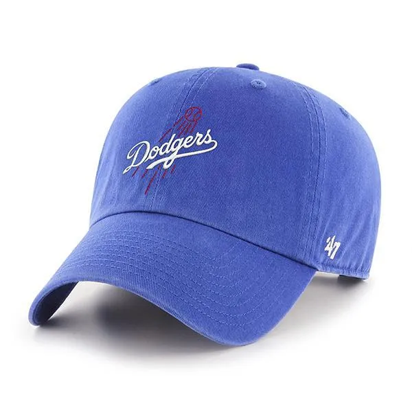 47 Brand Los Angeles Dodgers Cooperstown Clean Up Blue Strapback Dad Hat