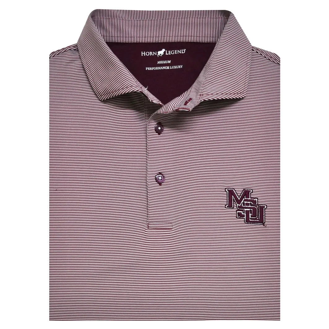 90's MSU Micro Stripe Polo