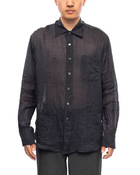 Stylish Night Check Print Shirt