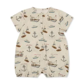 Ace Romper in Sail Away by Konges Sløjd - Last Ones In Stock - 3-12 Months