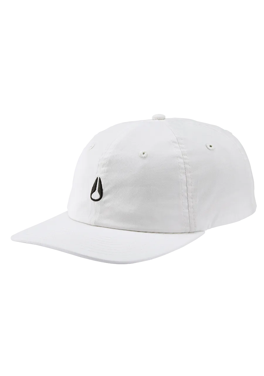 Agent Strapback Hat - White / Black