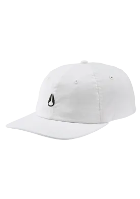 Agent Strapback Hat - White / Black