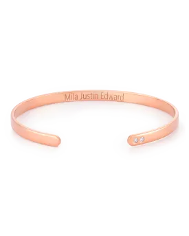 Andrea Bangle - 18K Rose Vermeil