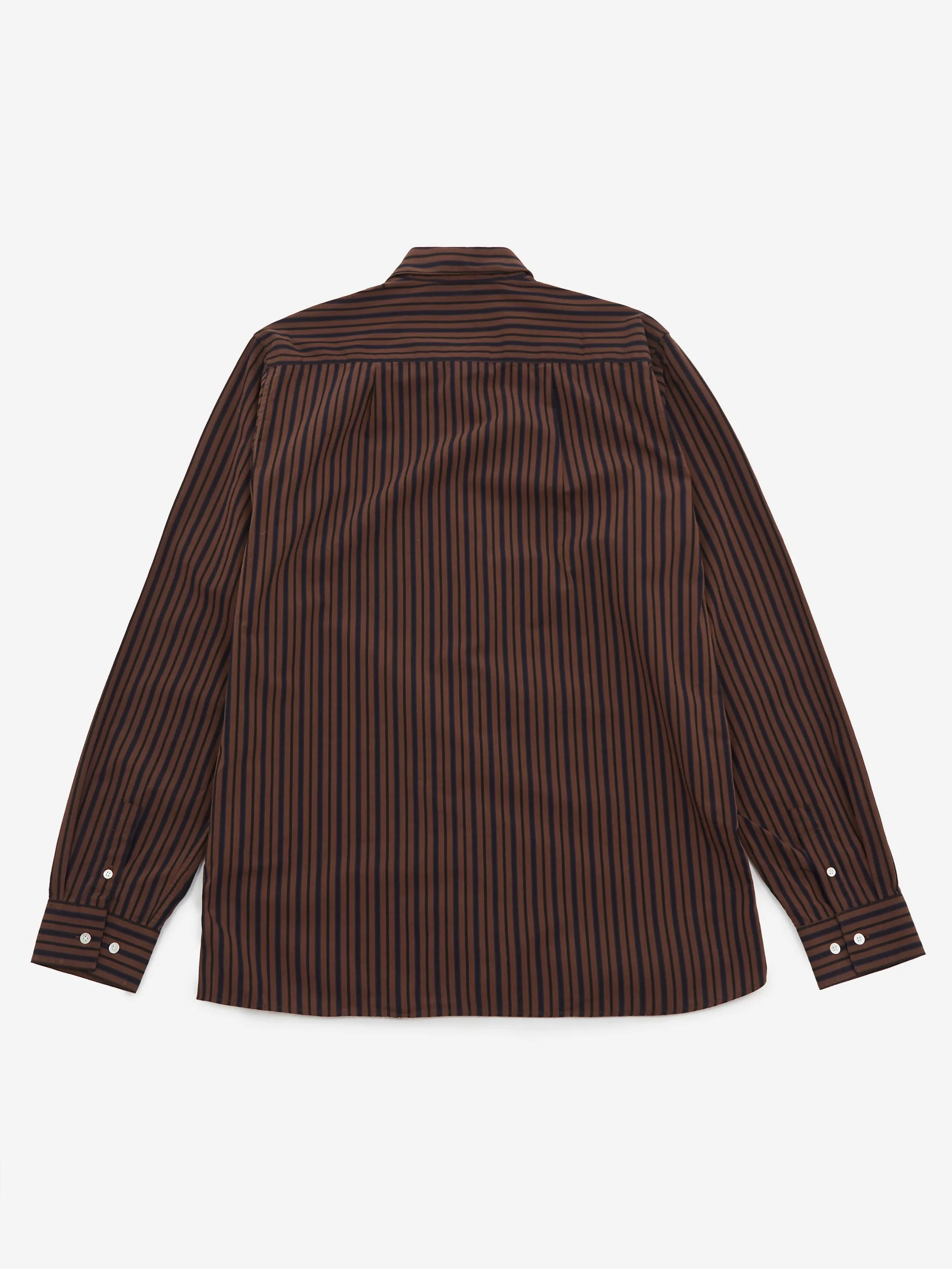 ANOTHER ASPECT ANOTHER Shirt 3.0 - Brown/Black Stripe