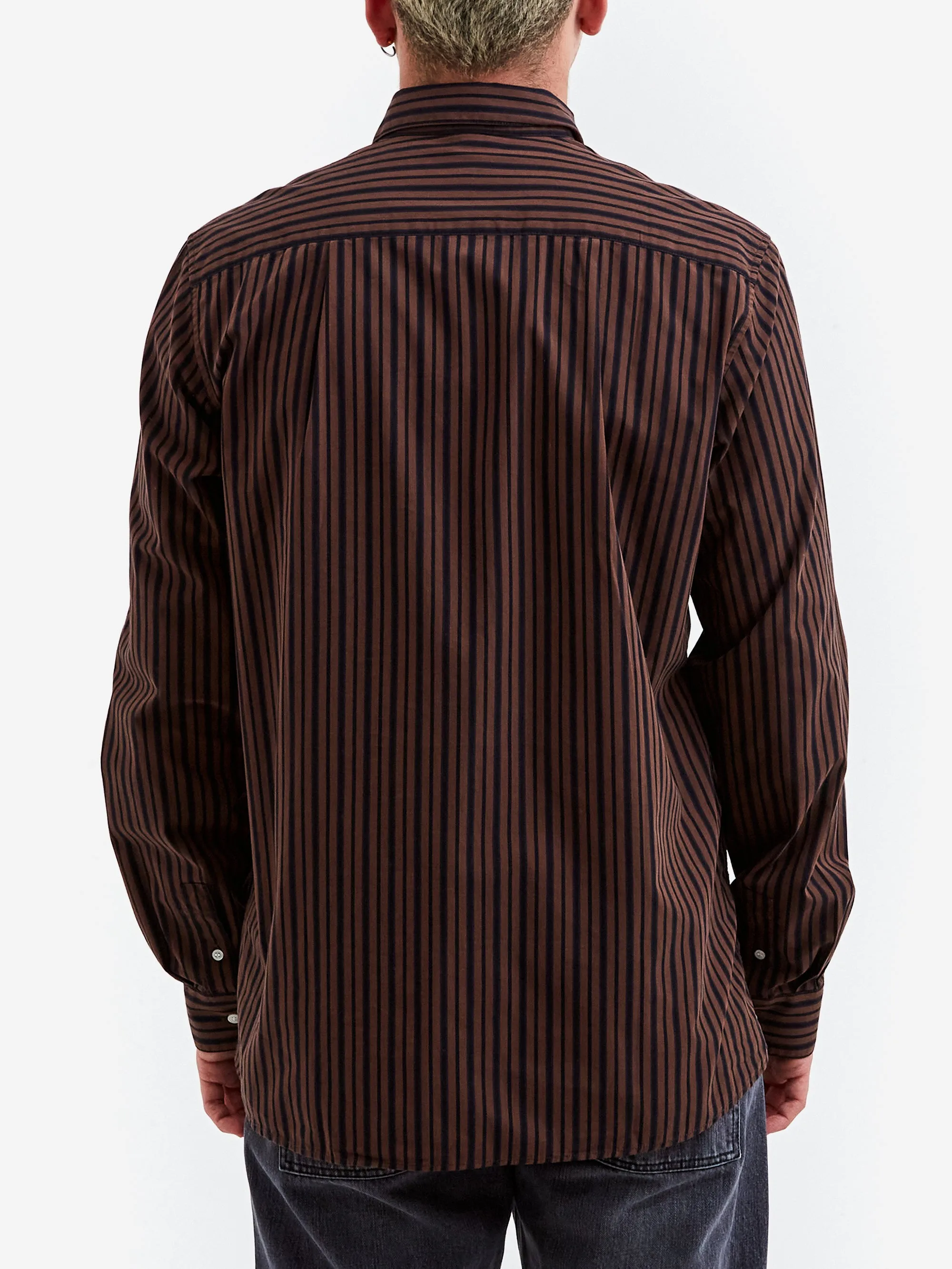 ANOTHER ASPECT ANOTHER Shirt 3.0 - Brown/Black Stripe