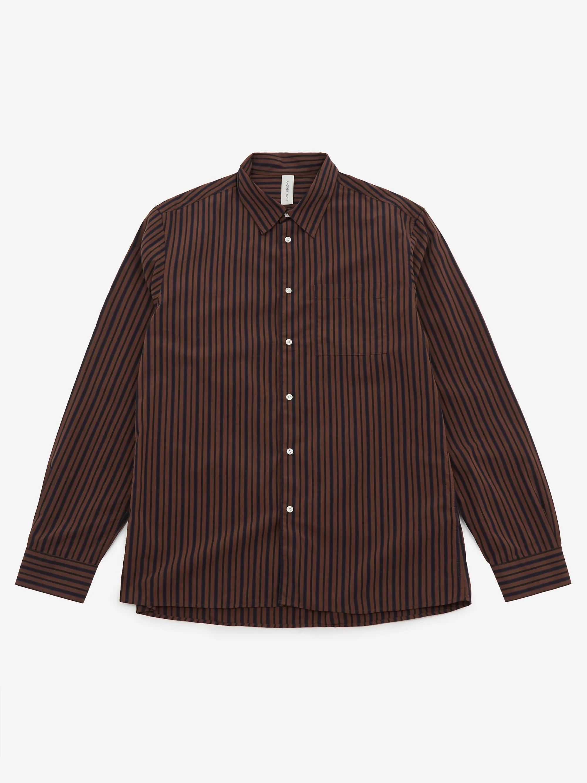 ANOTHER ASPECT ANOTHER Shirt 3.0 - Brown/Black Stripe