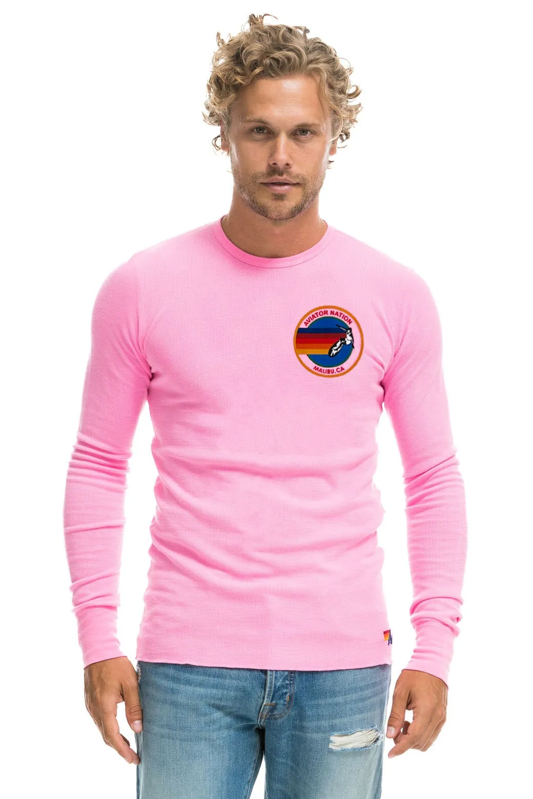 AVIATOR NATION MALIBU THERMAL - NEON PINK