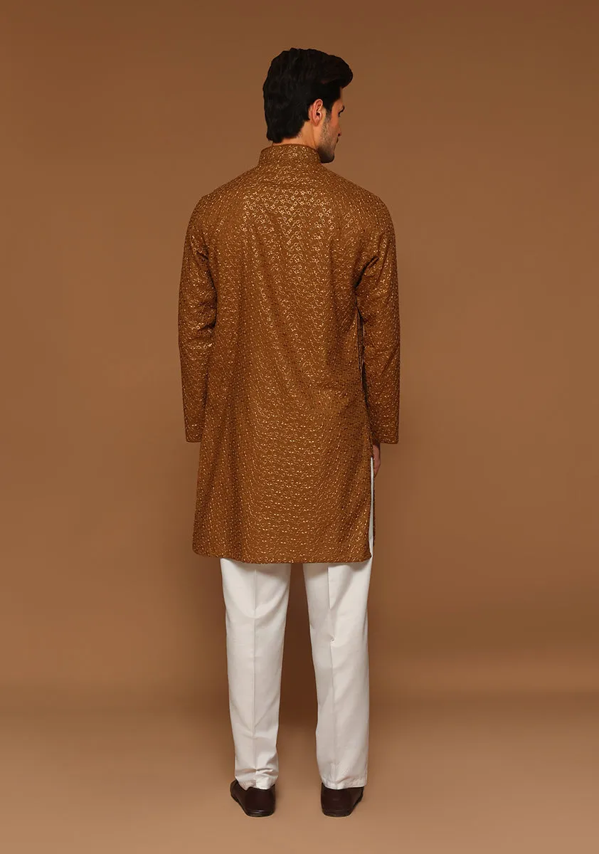 Basic Cotton Dijon Slim Fit Kurta