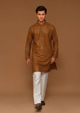 Basic Cotton Dijon Slim Fit Kurta