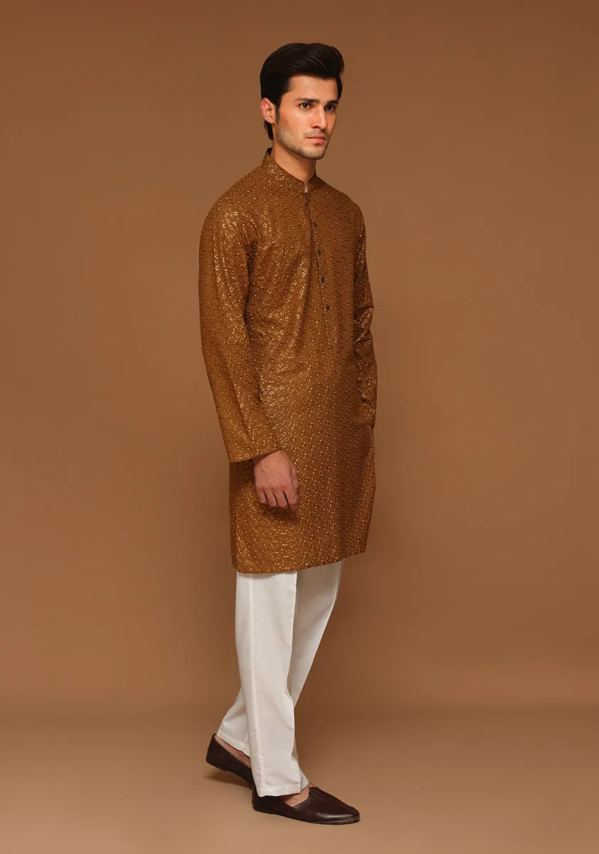 Basic Cotton Dijon Slim Fit Kurta