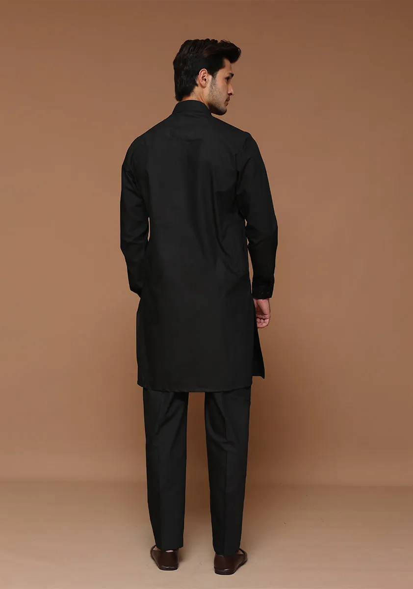 Basic Poly Viscose Maluki Tap Shoe Slim Fit Suit