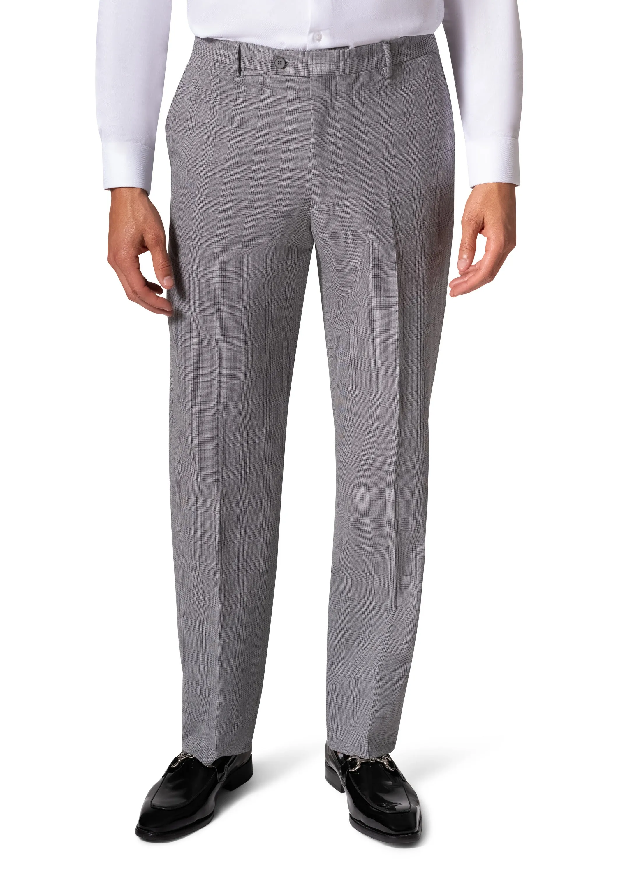 Berragamo BP04KE-07 3PC Notch Slim Suit - Grey