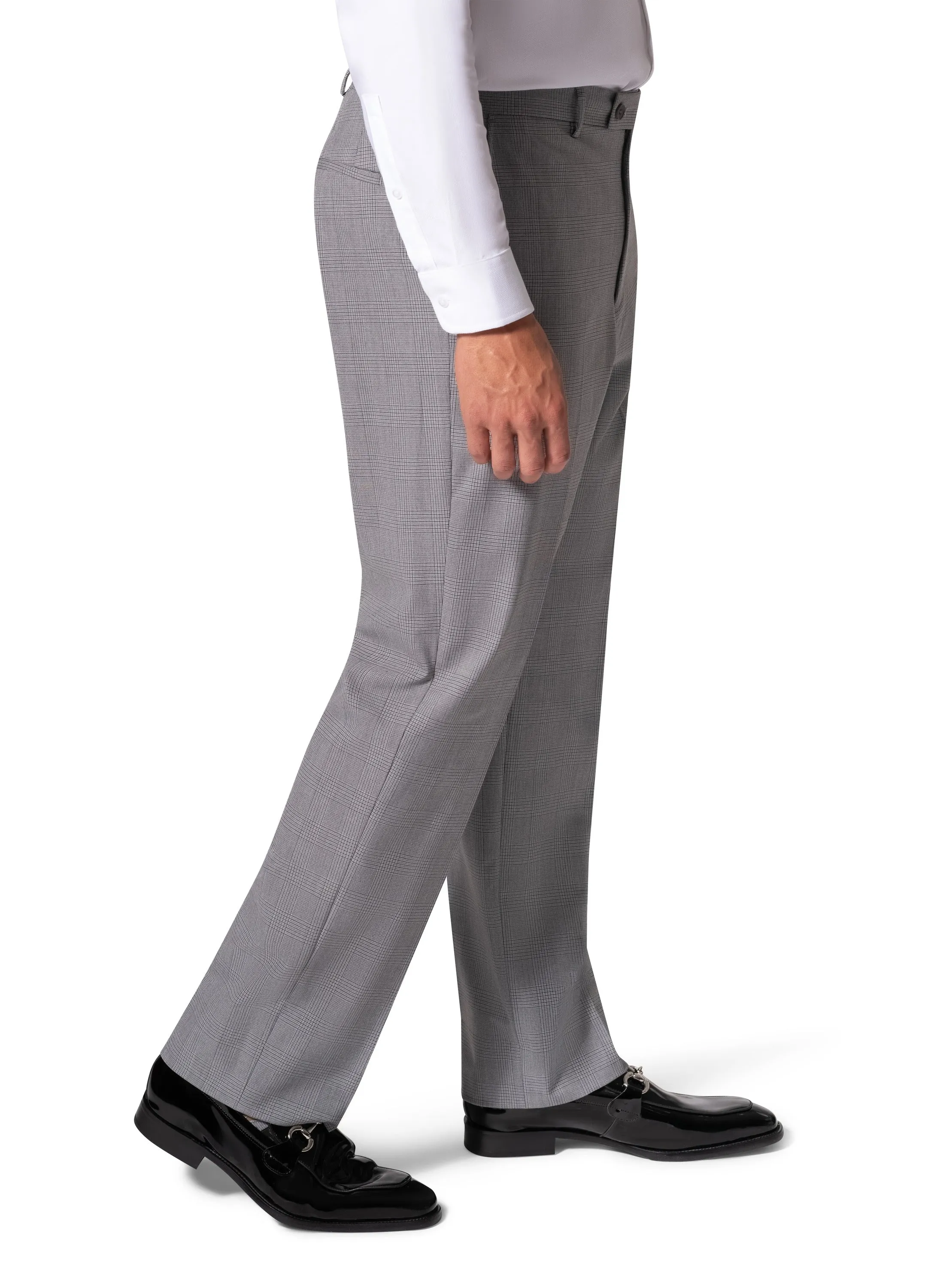 Berragamo BP04KE-07 3PC Notch Slim Suit - Grey