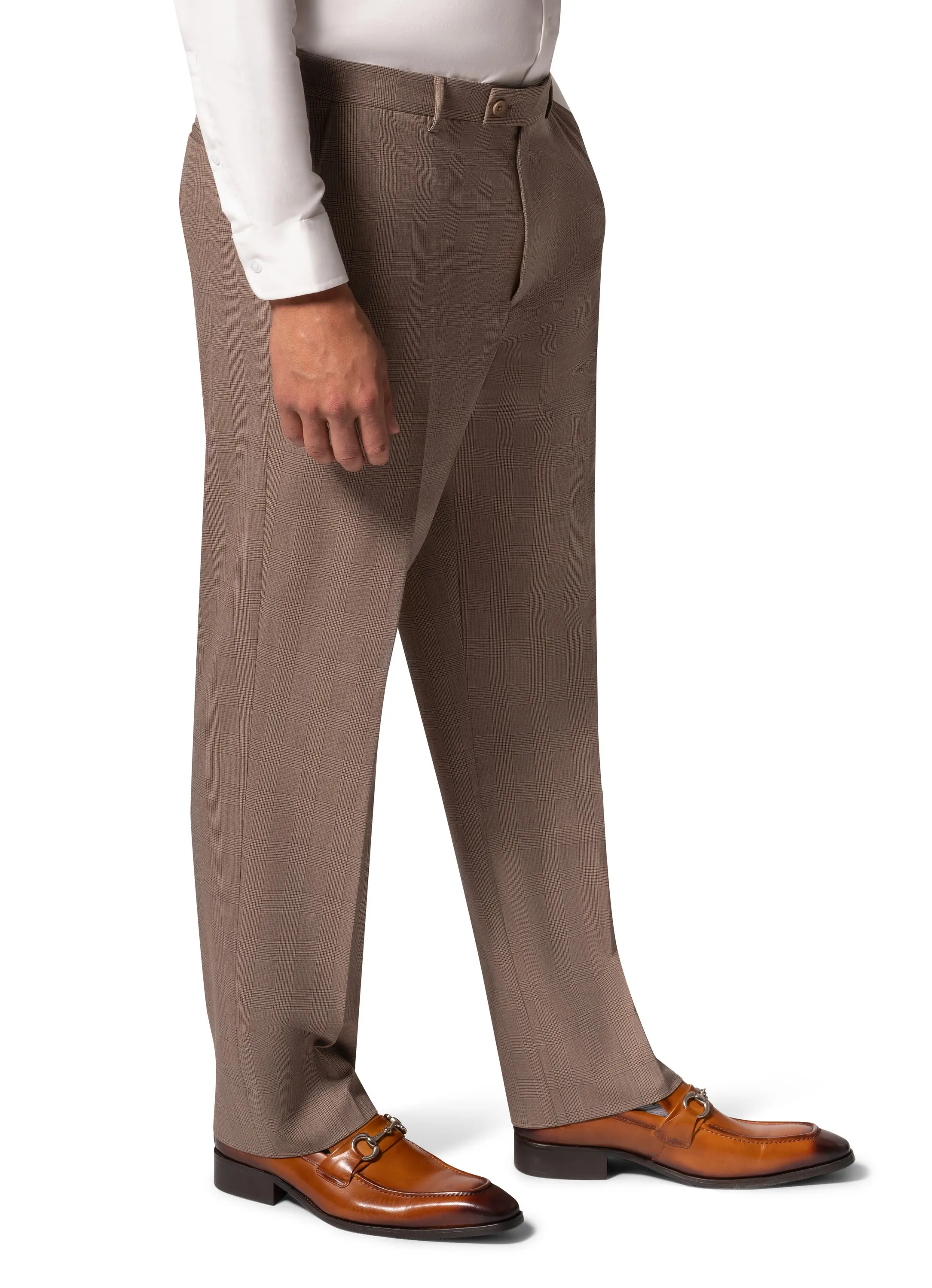 Berragamo BP04KE-07 3PC Notch Slim Suit - Tan