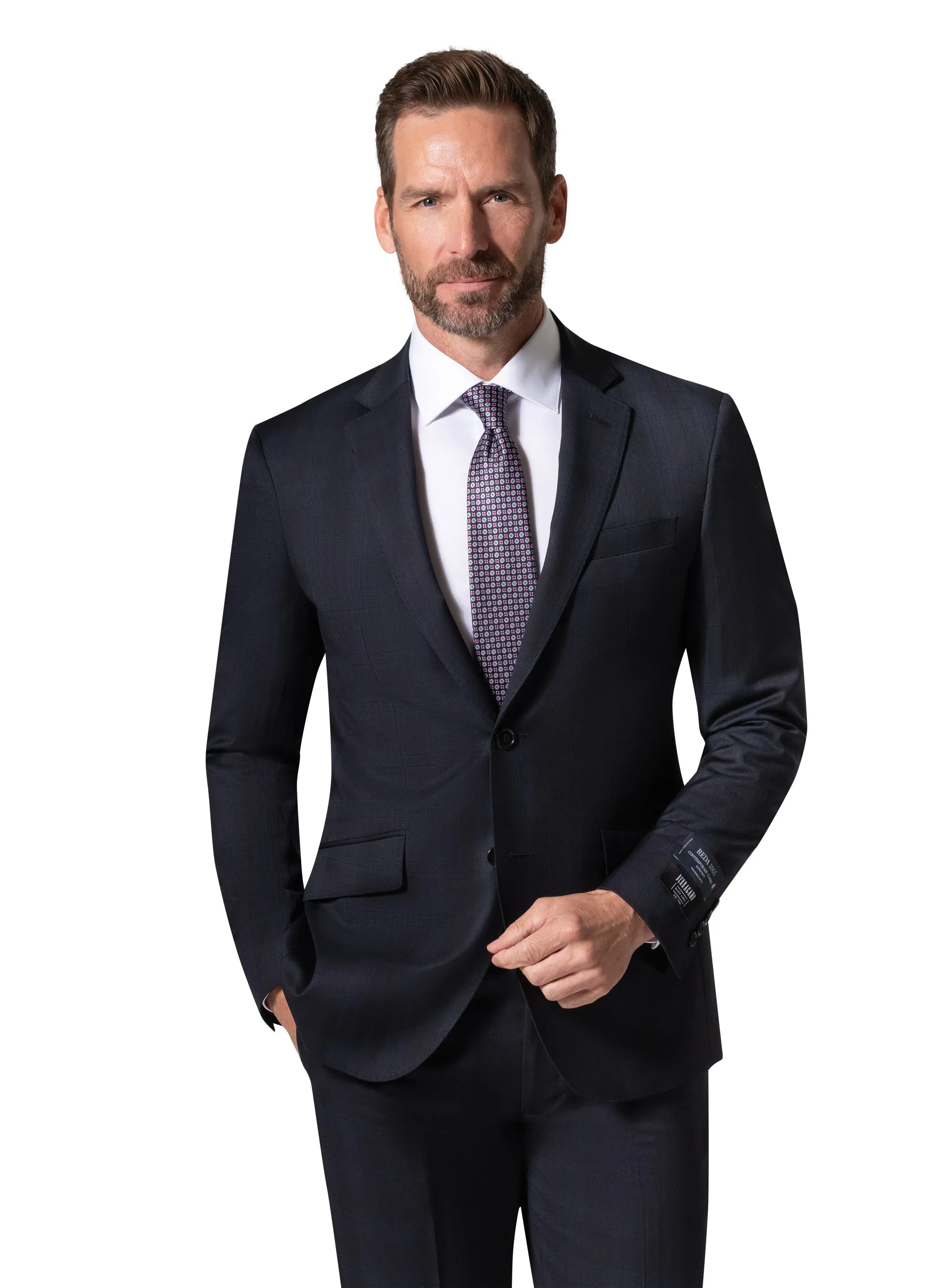 Berragamo Reda | 146.519 Slim Fit Suit - Black