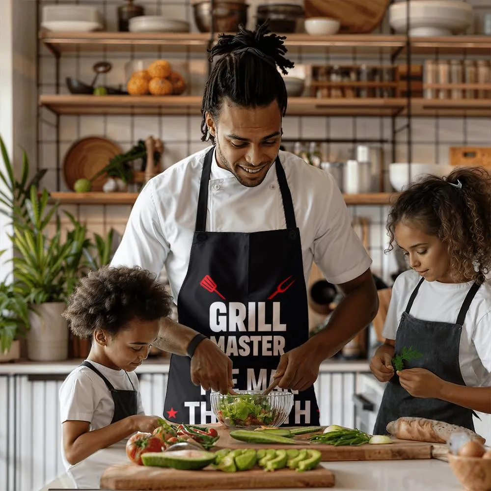 Best Gift For Dad The Custom Cooking Apron The Man The Myth The Legend