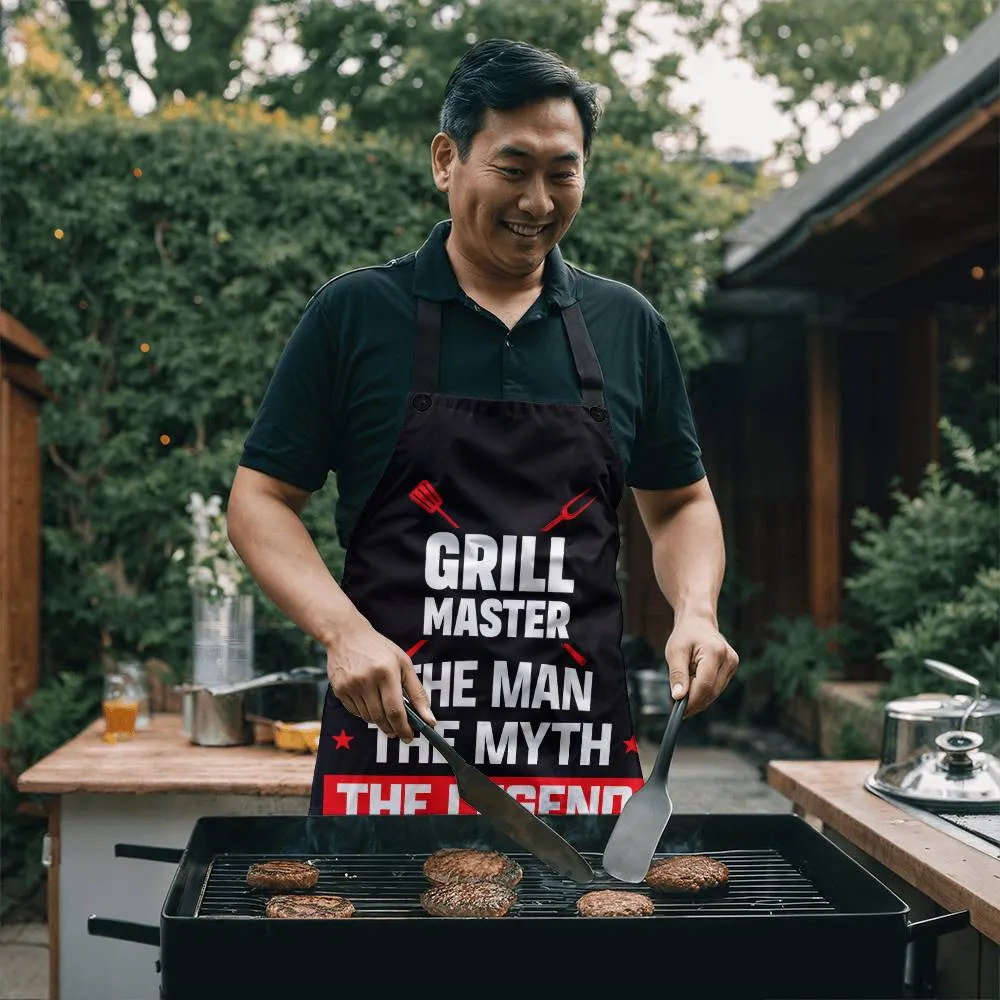 Best Gift For Dad The Custom Cooking Apron The Man The Myth The Legend