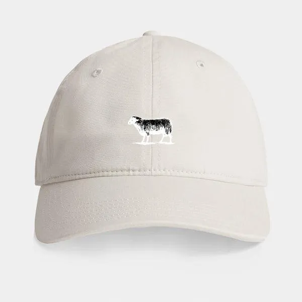 Black Sheep Icon Unstructured Dad Hat Ecru