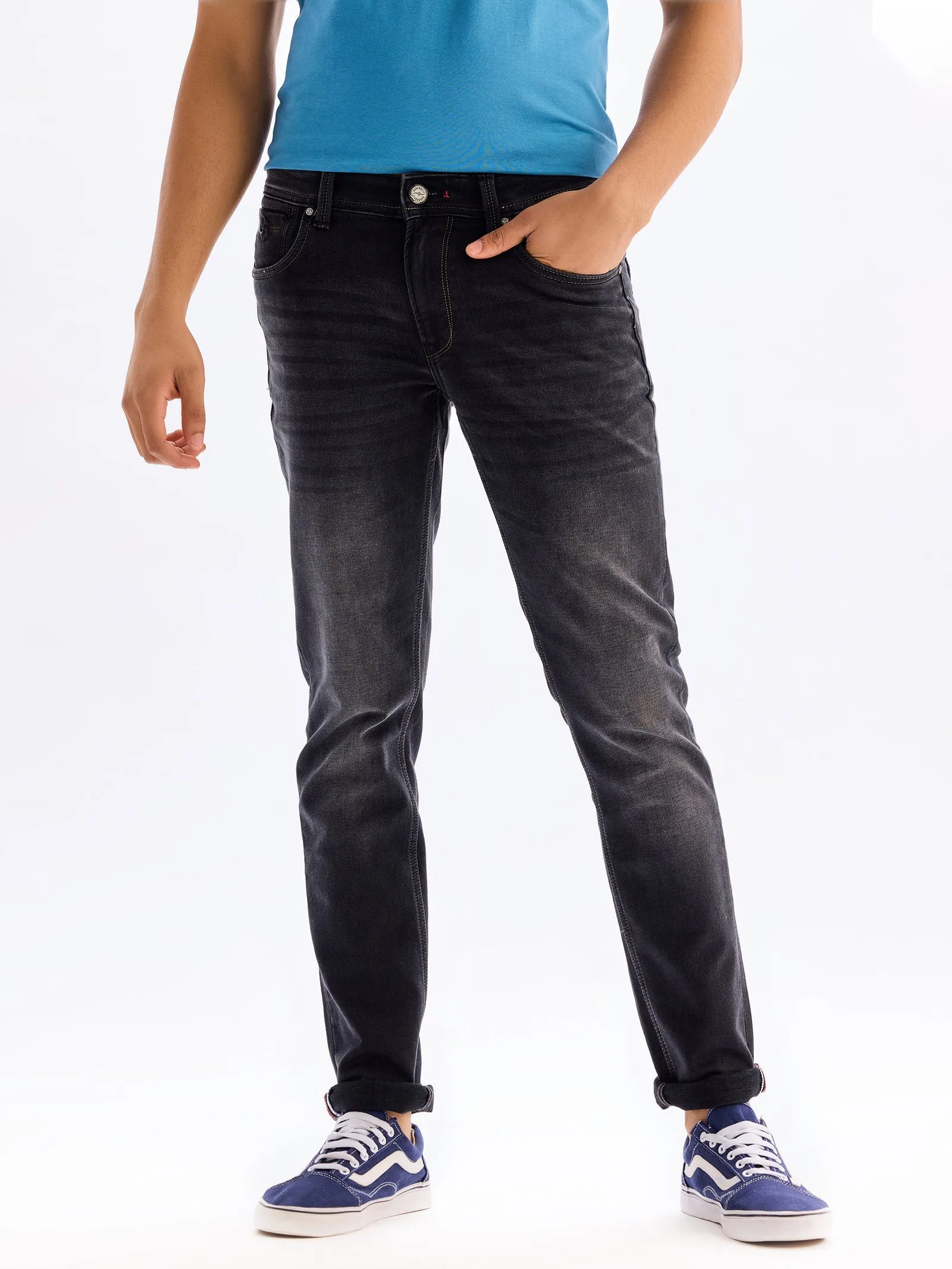 Black Slim Fit Stretch Jeans