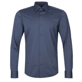 BOSS P JOE Kent C1 222 Shirt in Navy Blue