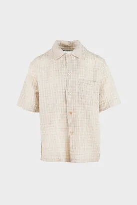 Box Shirt Shortsleeve - Light Authentic Seersucker