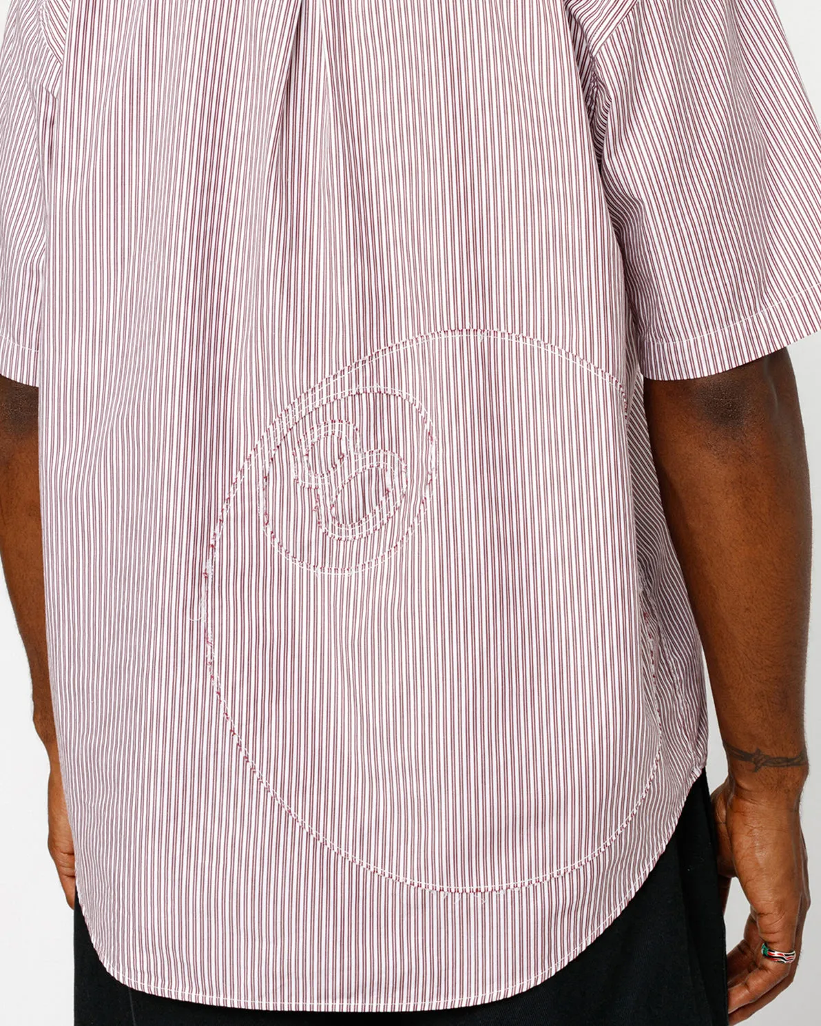 BOXY SS SHIRT 8 BALL STRIPE