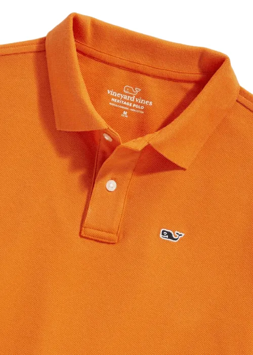 BOYS HERITAGE PIQUE POLO - FRESH SQUEEZE