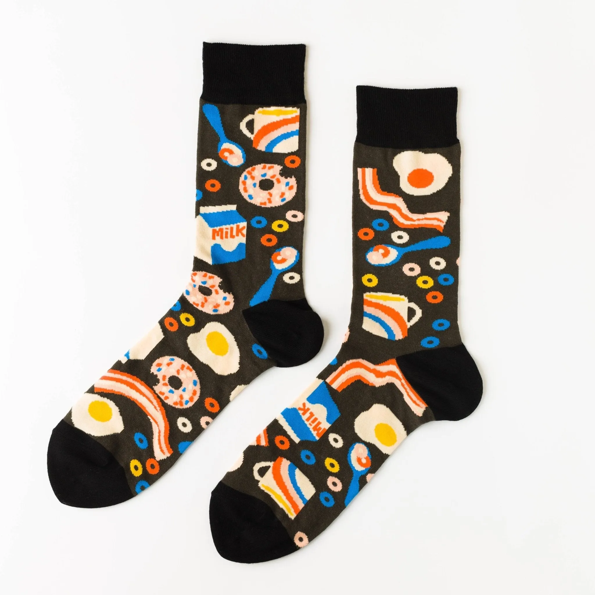 Breakfast Crew Socks - Large