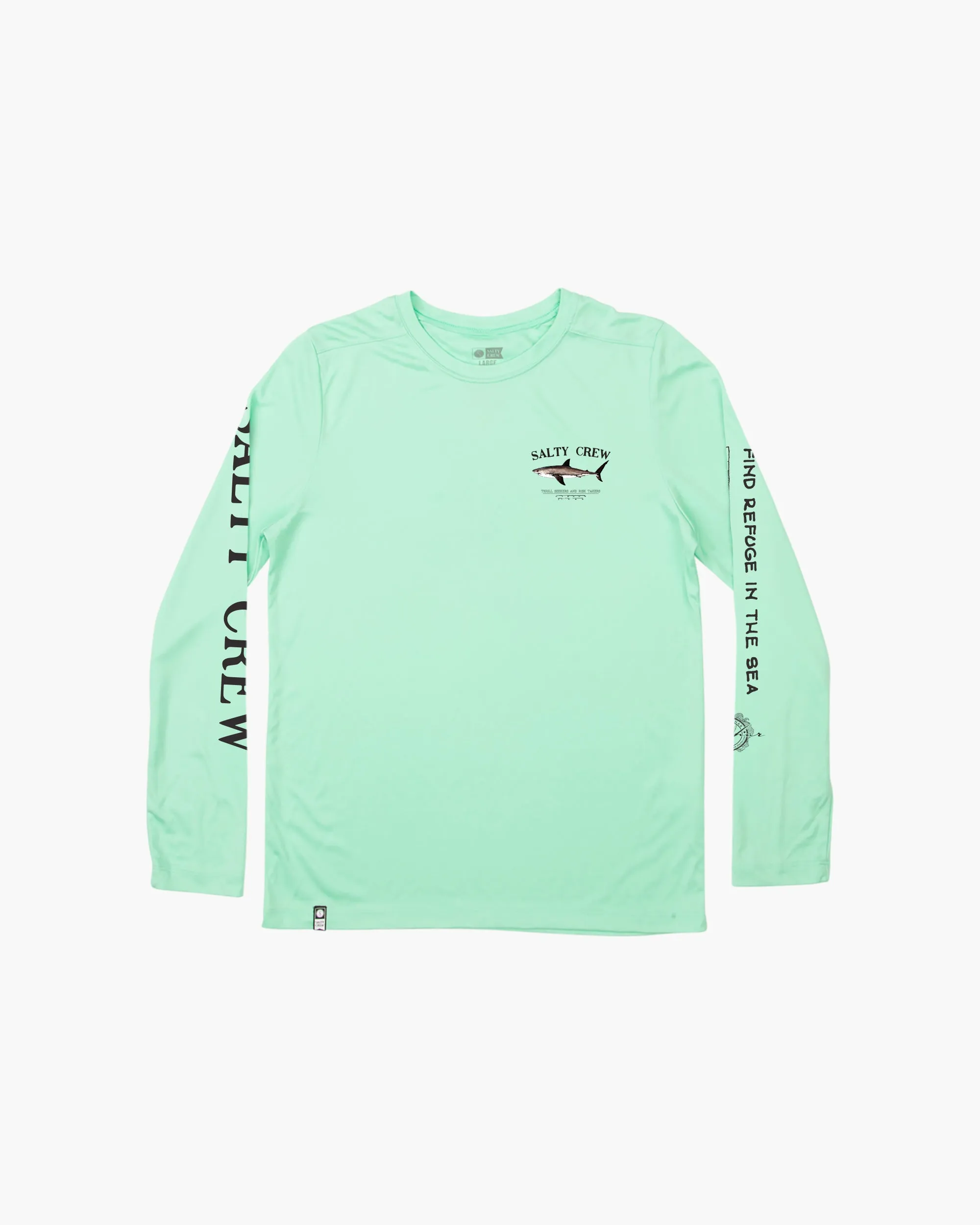 Bruce Boys Seafoam L/S Sunshirt