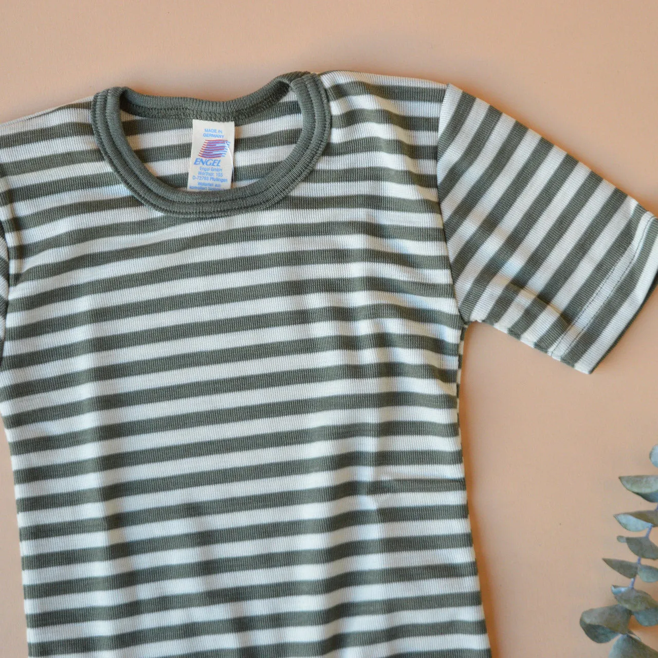 Child's Merino/Silk T-Shirt - Stripes (3-10y) *Limited Edition