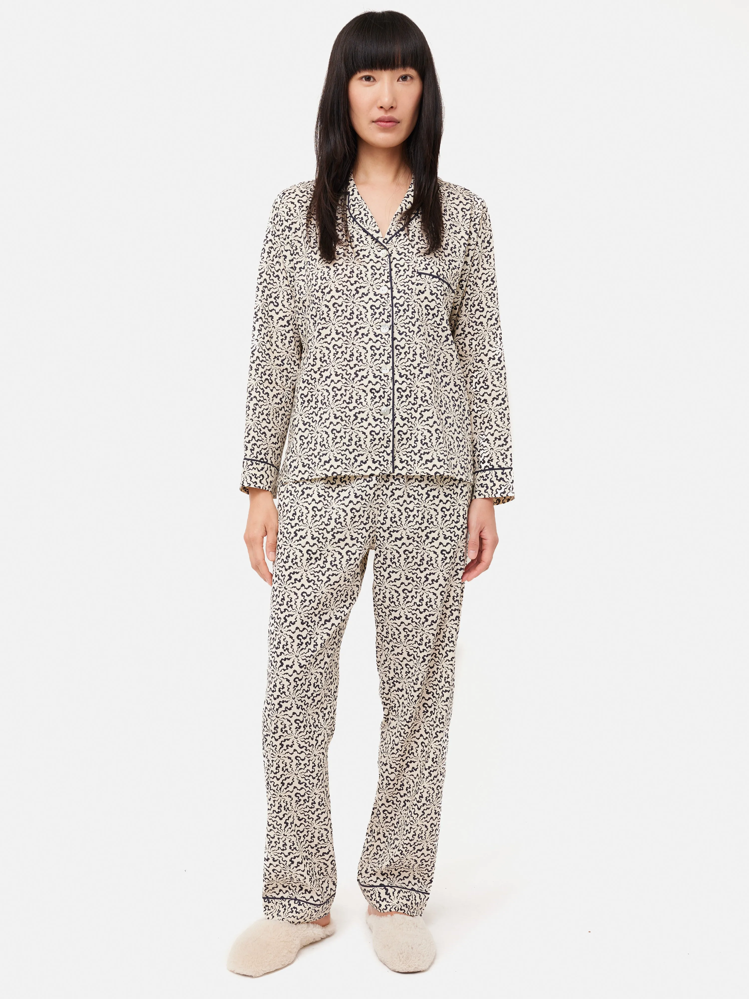 Cosmic Wave Pyjama | Ivory