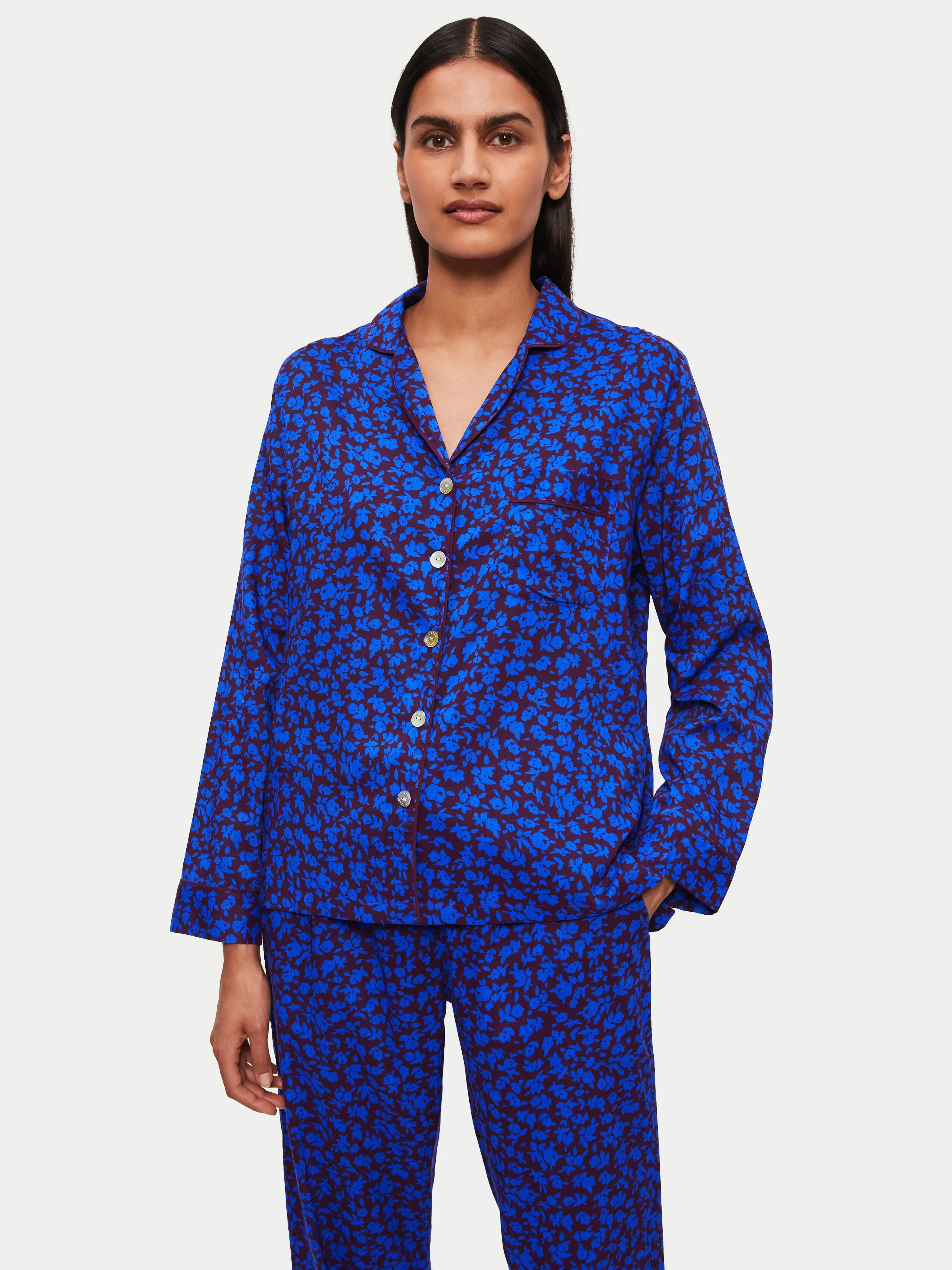 Cottage Ditsy Pyjama | Blue