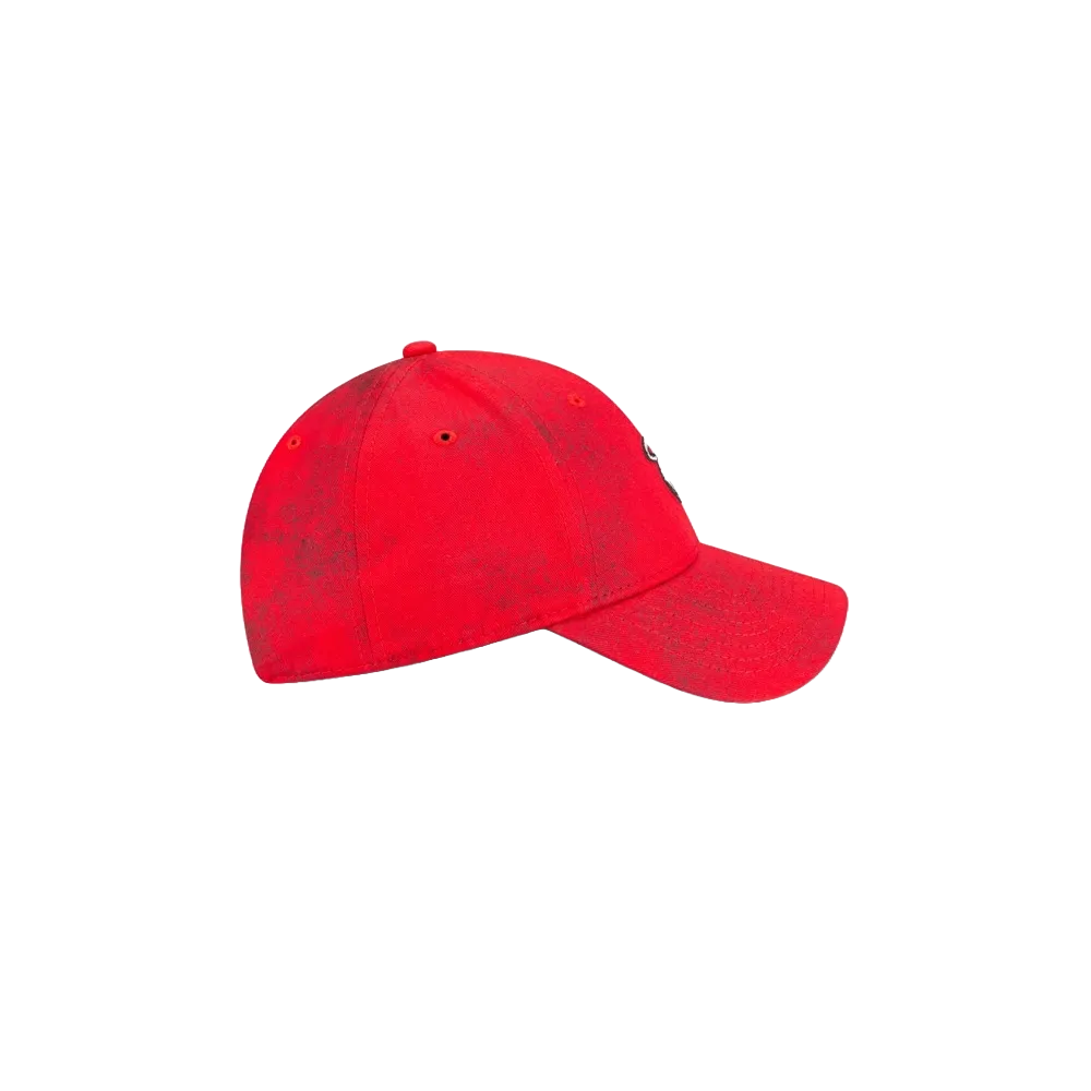 Court Culture HEAT Logo Acid Wash Red Dad Hat