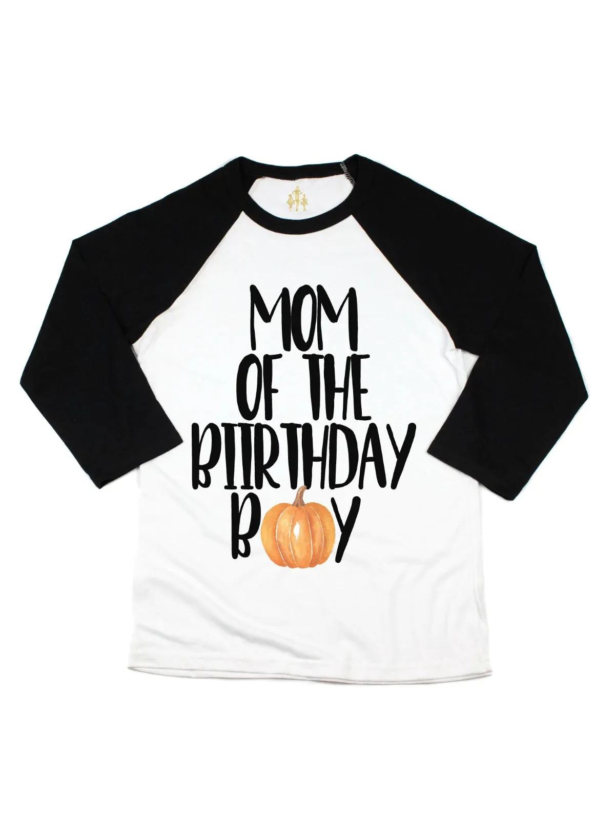 Dad & Mom of the Birthday Boy Pumpkin Raglan Shirt