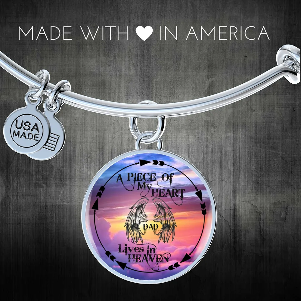 Dad In Heaven Bracelet