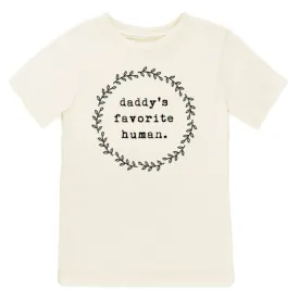 Daddy's Favorite Human Organic Tee