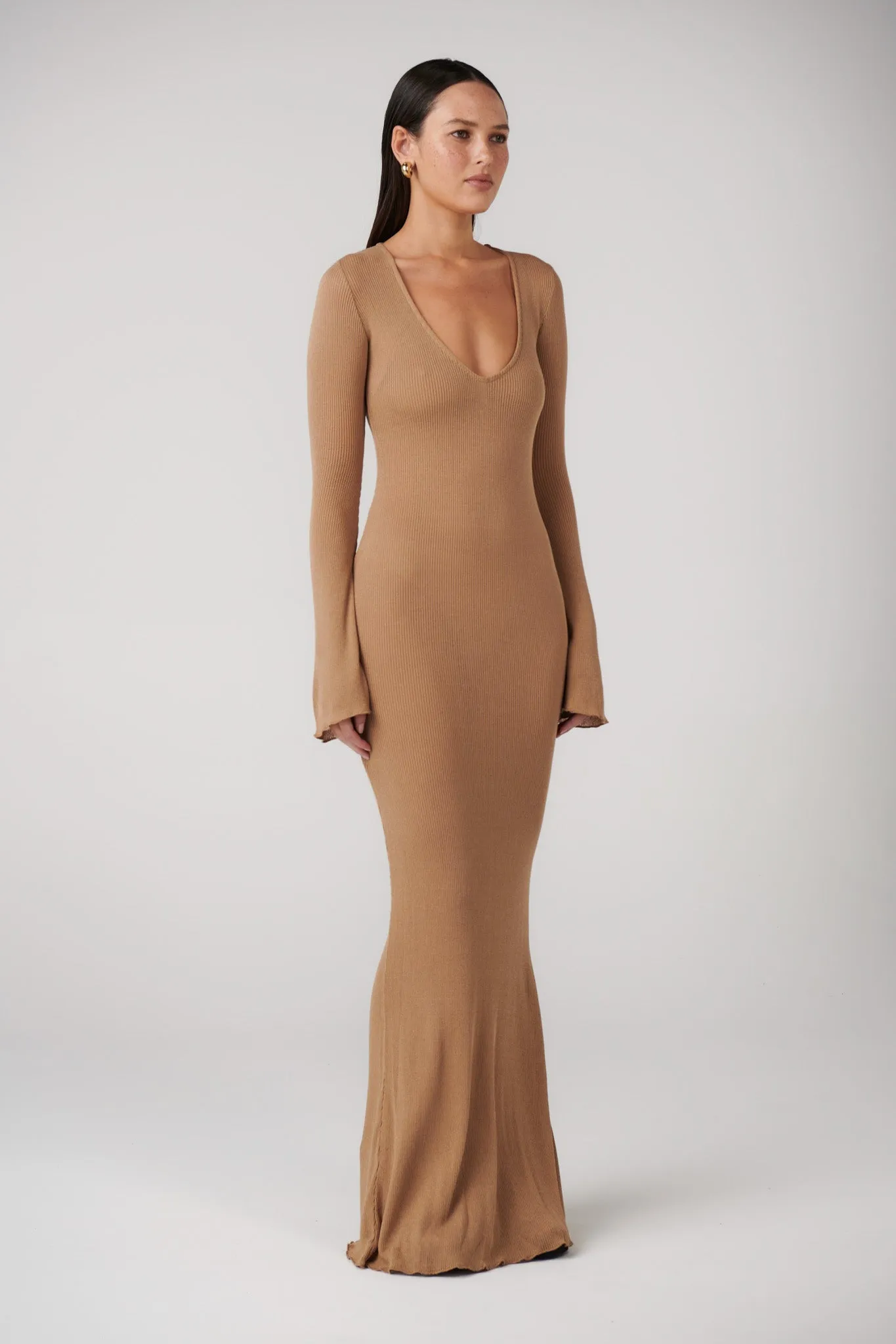 Danita Maxi Dress - Latte