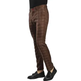 DJ PLUS: Plaid Skinny Dress Pants ON65