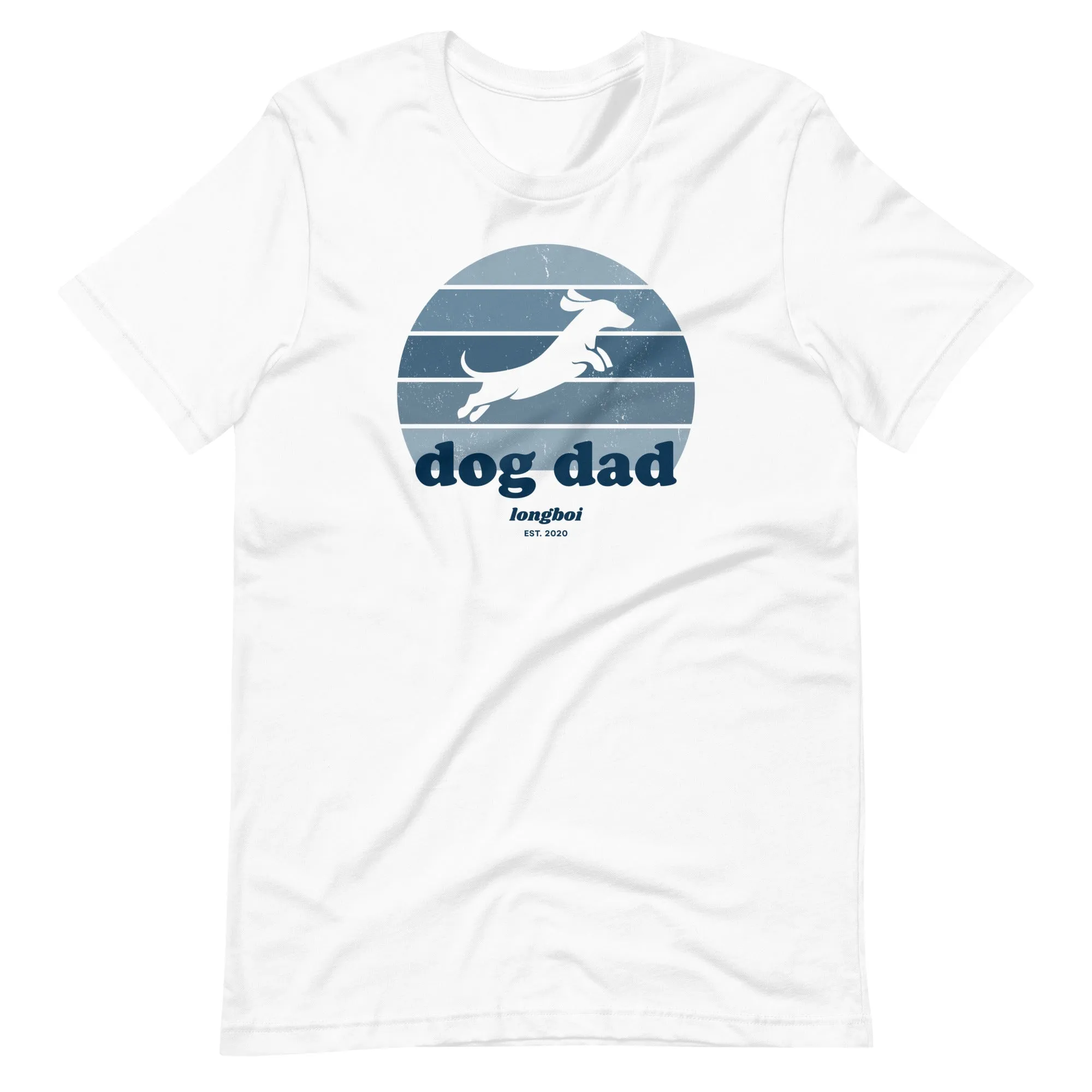 Dog Dad Retro Monochrome Tee