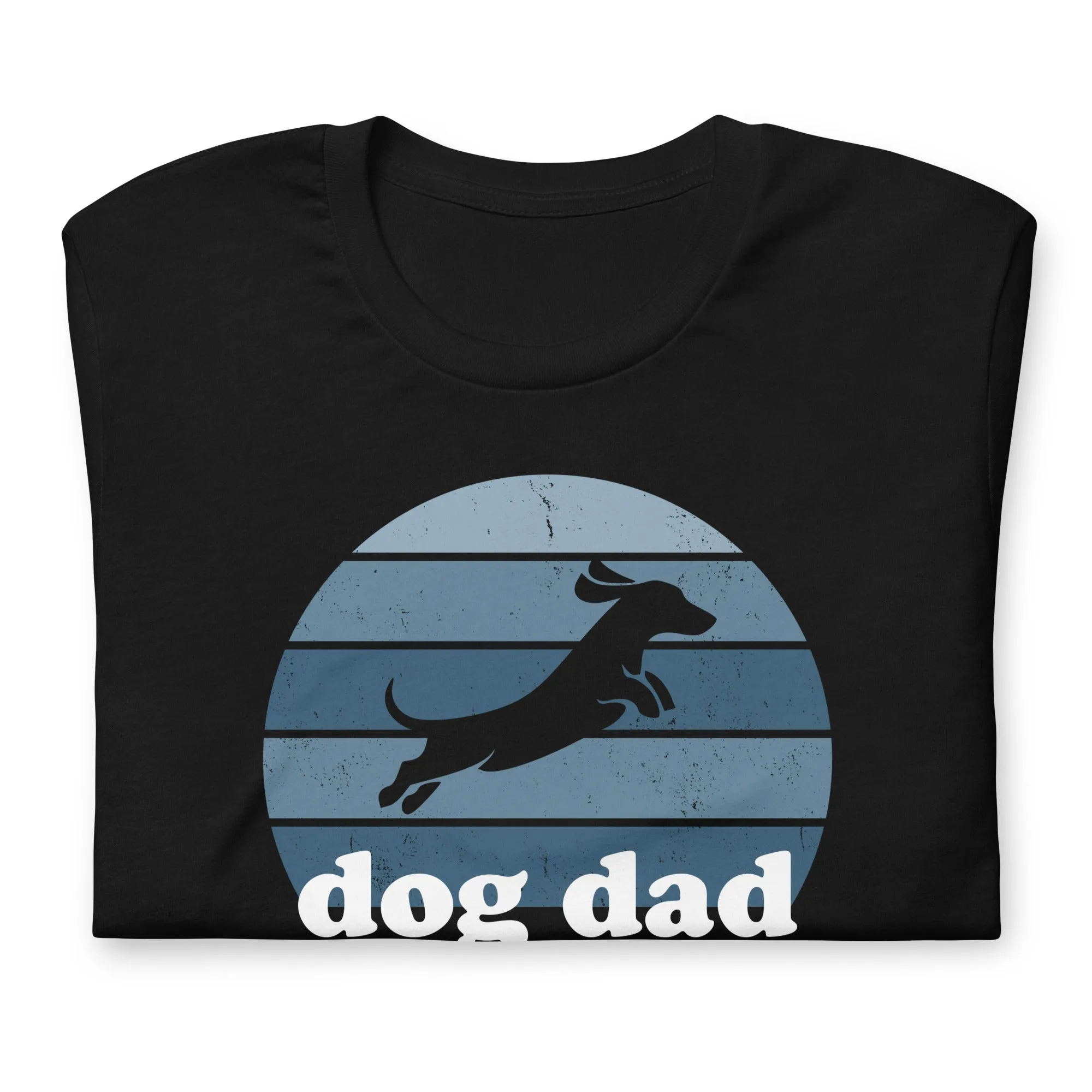 Dog Dad Retro Monochrome Tee