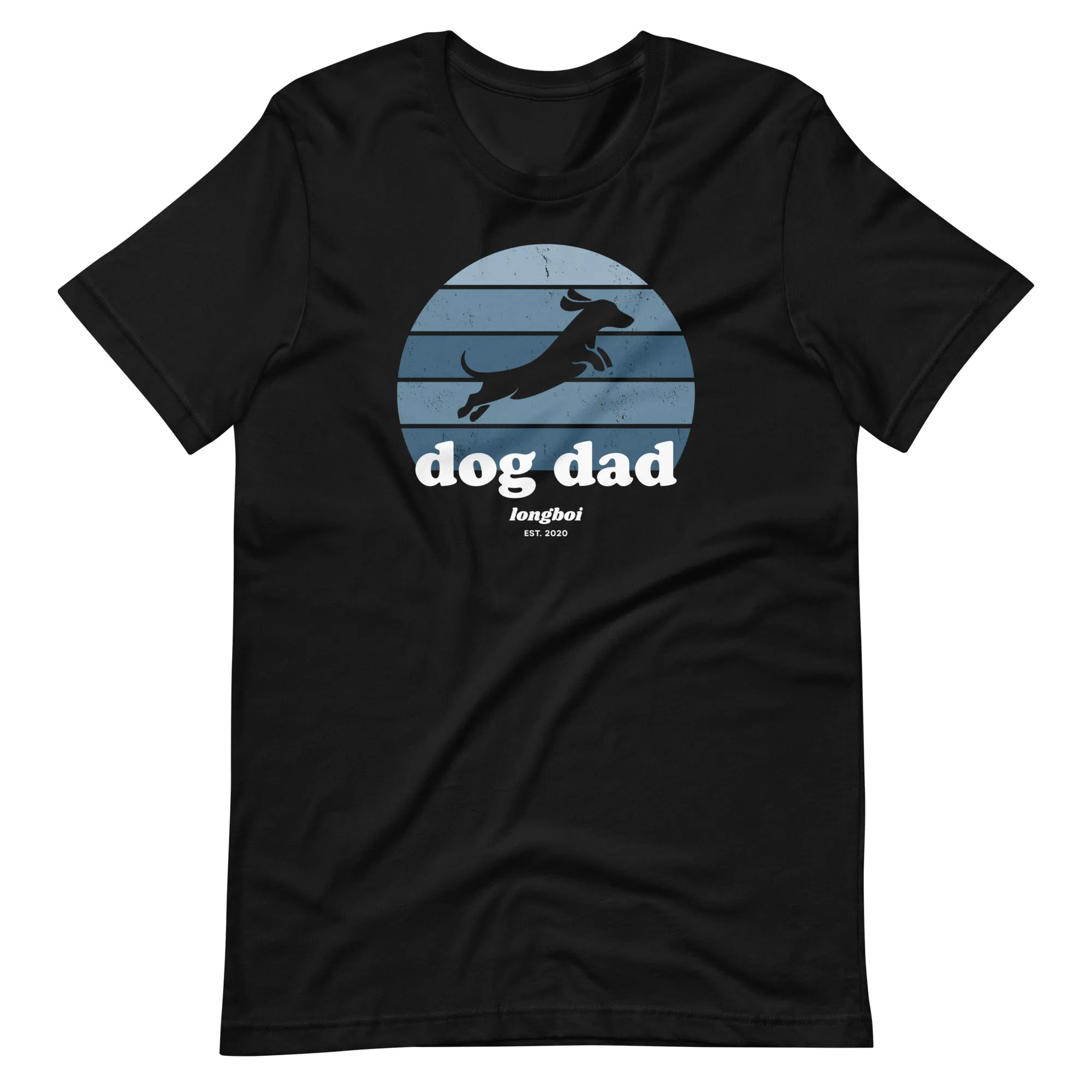 Dog Dad Retro Monochrome Tee